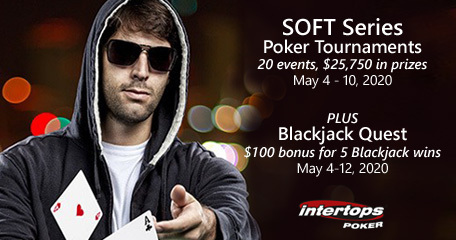 Intertops Poker meluncurkan opsi turnamen seri SOFT poker