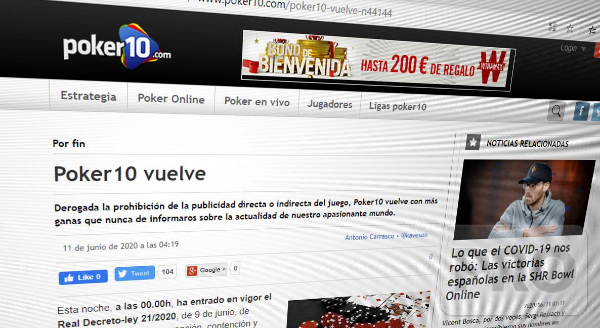 Situs Berita Poker Spanyol Kembali Online saat Tindakan Koronavirus Darurat Diangkat