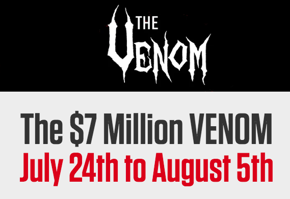 Venom $ 7 Juta Dimulai 24 Juli Di Americas Cardroom