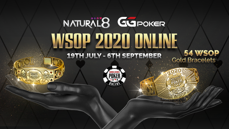 Enam Pemenang Gelang Online WSOP 2020 Menerima Sponsor Natural8