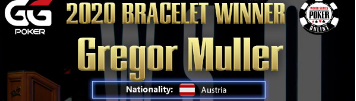 WSOP Limit Bracelets Still Exist – Gregor “soulsntfaces” Muller Wins In The GG Poker $500 Limit Hold’em