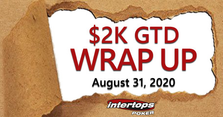 Intertops Poker menawarkan turnamen Penutup pada 31 Agustus