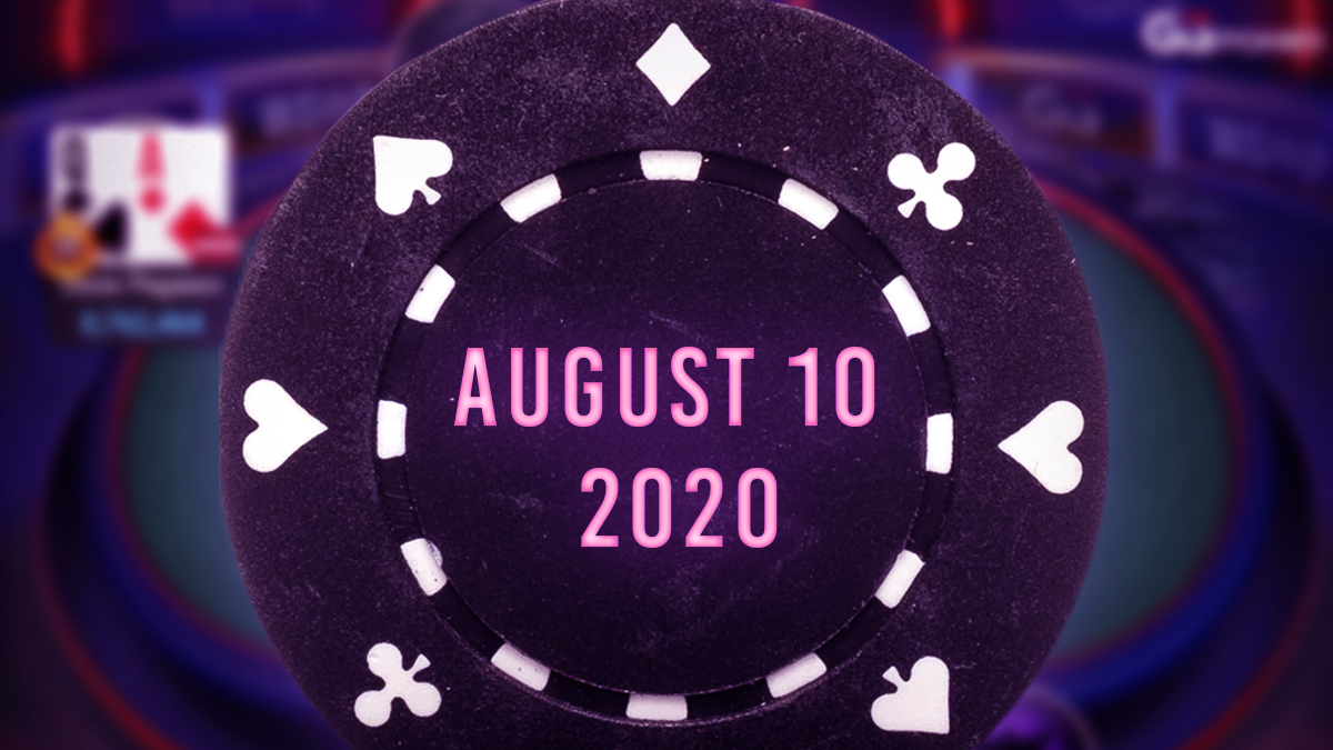 10 Agustus 2020 Teks Di Chip Poker Hitam