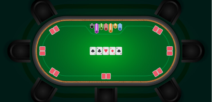 online poker table
