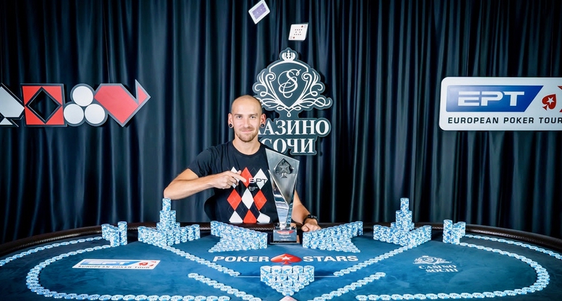 Anatolii Zyrin Memenangkan Acara Nasional European Poker Tour Sochi
