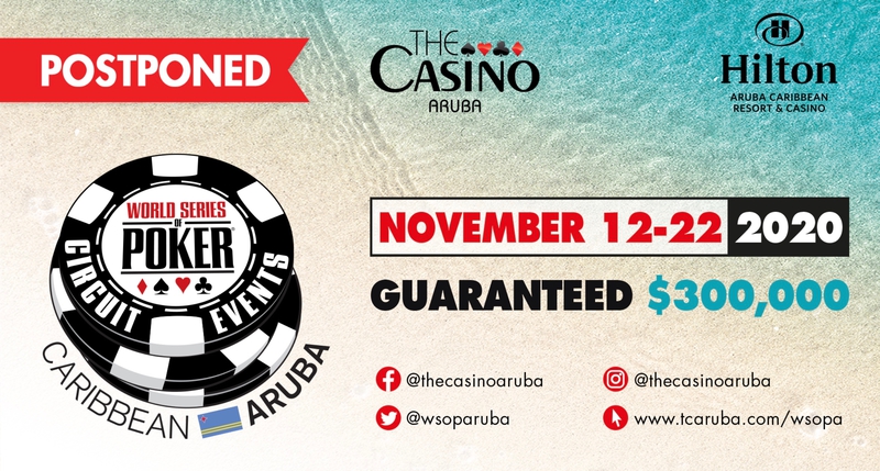 Sirkuit Internasional Poker Seri Dunia 2020 Aruba Secara Resmi Ditunda
