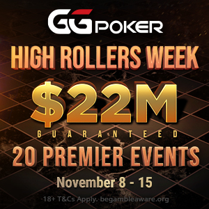 Jangan Lewatkan Minggu High Rollers $ 22M GTD GGPoker di PokerNews