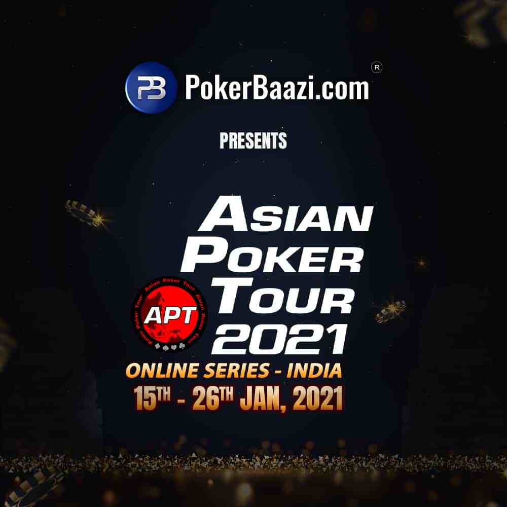 PokerBaazi.com bekerja sama dengan Asian Poker Tour, untuk menyelenggarakan turnamen Poker online & offline eksklusif di India