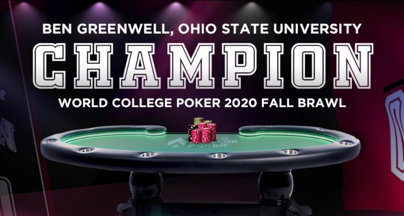 Ben Greenwell Memenangkan Turnamen Poker Fall Brawl World College Perdana