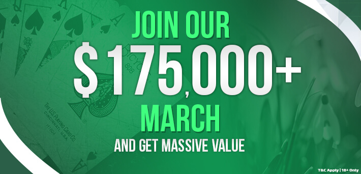 Lebih dari $ 175.000 dalam Promosi Penggiling VIP Maret 2021!