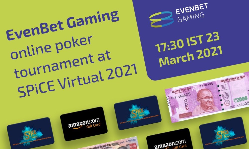 EvenBet Gaming adds excitement to SPiCE India Virtual Event with poker tournament