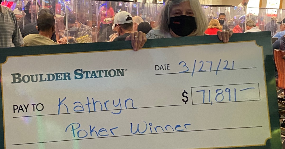Pemain poker menang besar di kasino stasiun selama akhir pekan