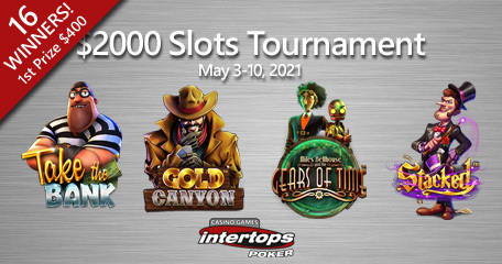 Aksi turnamen slot online dimulai di Intertops Poker