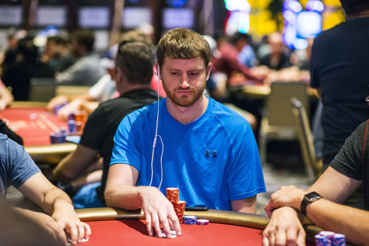 David Peters, shown in an undated photo playing in a World Poker Tour event in Las Vegas, won t ...