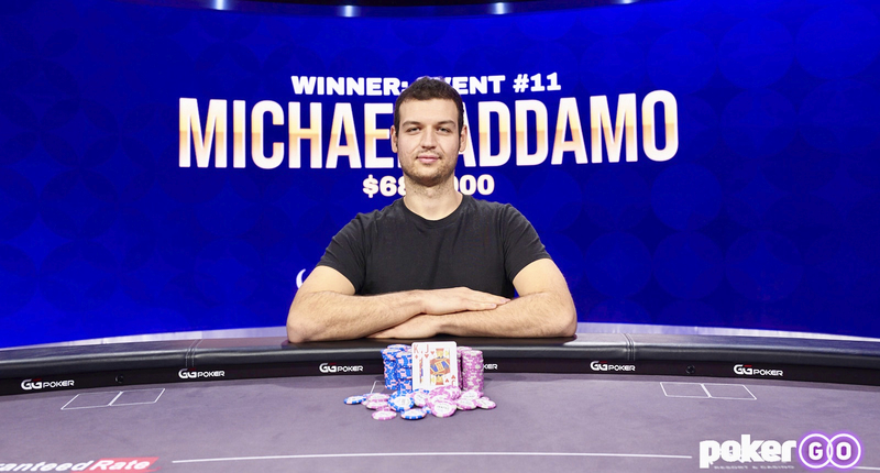 Michael Addamo Steamrolls To Poker Masters $50,000 High Roller Title